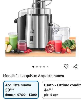 Centrifugatore Estrattore di  Frutta e Verdura