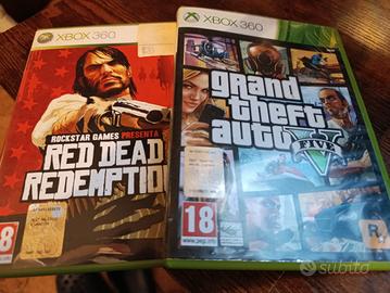giochi Xbox 360 GTA5, Red Dead Redemption