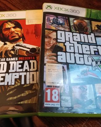 giochi Xbox 360 GTA5, Red Dead Redemption