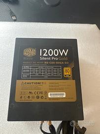 Alimentatore 1200w cooler master 80+gold