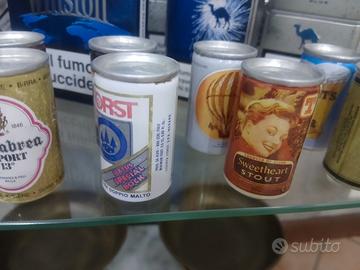 Mini lattine di birra da colezzione