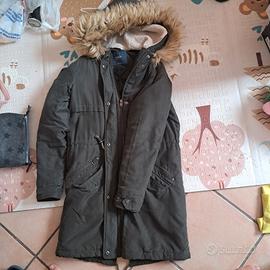 Parka Only con Cappuccio Bordato in Pelliccia