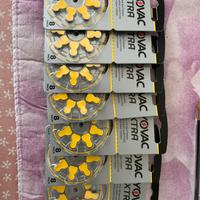 Batterie per dispositivi acustici