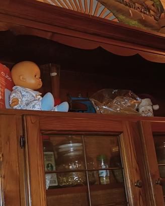 Vetrina da cucina in legno