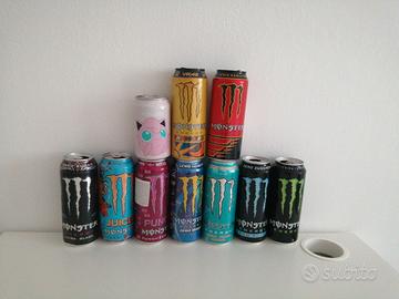 10 lattine vuote per collezionisti MONSTER