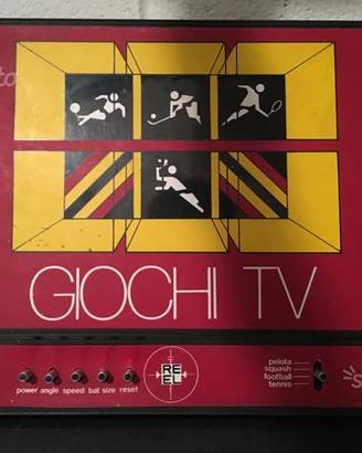 Console vintage 80's RE-EL giochi TV