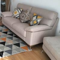 Moderno Divano + pouf