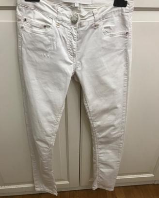 Pantalone bianco Elisabetta franchi tg 26