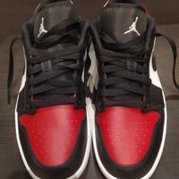 NIKE AIR JORDAN 1 LOW BRED TOE 2.0