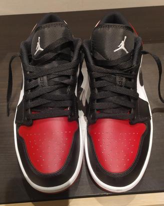 NIKE AIR JORDAN 1 LOW BRED TOE 2.0