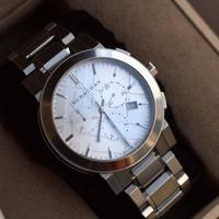 Orologio Burberry cronografo quarzo acciaio