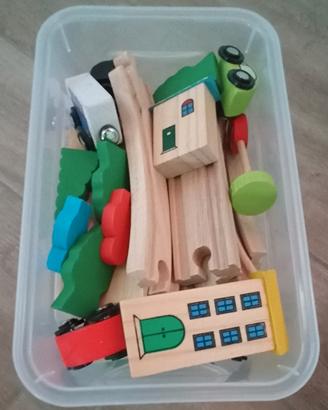 PISTA TRENO IN LEGNO