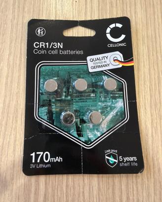 Batterie al litio tipo CR1/3N nuove