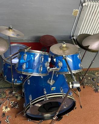 Batteria Ludwig Vistalite Acrilic Blue Vintage '76