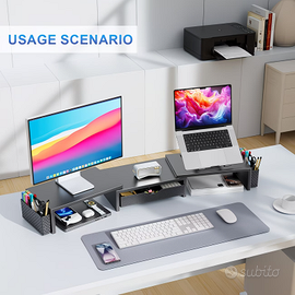 Supporto Rialzo per Doppio Monitor