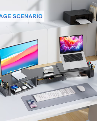Supporto Rialzo per Doppio Monitor