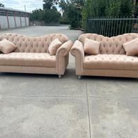 Divano Chesterfield ad Angolo e 3 posti 2 posti *