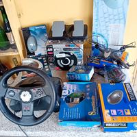 volante pedaliera mouse tastiere accessori vari