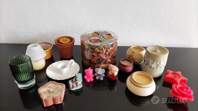 Candele decorative, animaletti, pot pourri, fiori+