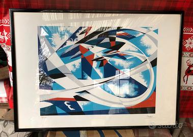 Litografia orig.pittore futurista Tullio Crali
