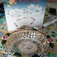 Cesto centro tavola con fiori