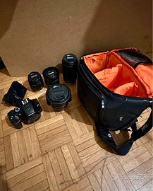 Nikon d3500 vr kit + obiettivi a corredo