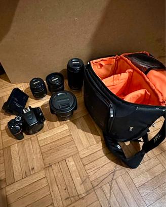 Nikon d3500 vr kit + obiettivi a corredo