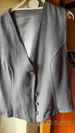 gilet grigio