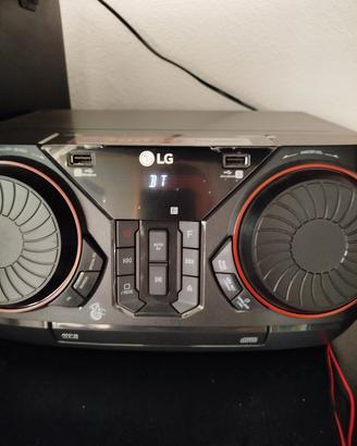 lg ck 43 ( sistema mini hi fi 300 watt )