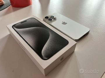 Iphone 15 Pro Max 256 GB Bianco - Consegna su Roma