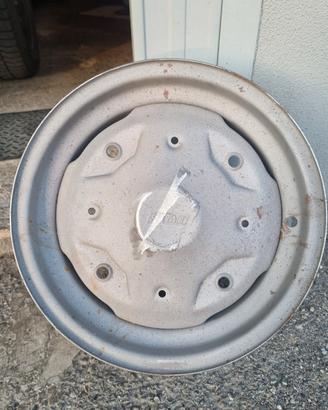 Cerchioni in ferro Fiat 500R usati del 1972 5 fori