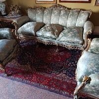 salotto,salottino, poltrone , divano, antico,XV I