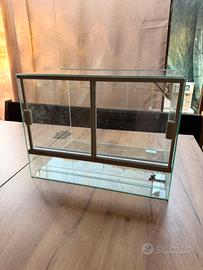 Terrario teca in vetro diversa 40x30x40