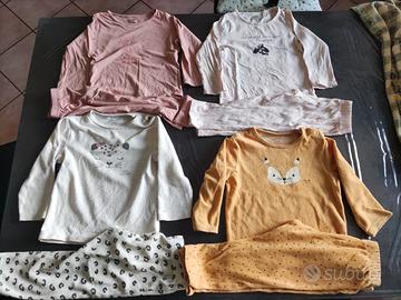 N. 4 Pigiama 3 anni bimba bambina