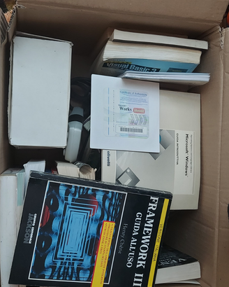 Libri e dischi informatica anni 90