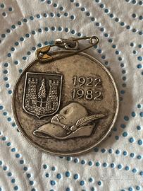 Medaglia commemorativa adunata alpini 1982
