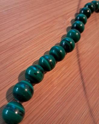 Filo sfere pietra dura Malachite