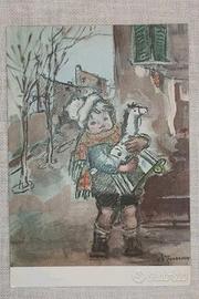 Lotto 5 Cartoline a colori. Vintage. Ill. Zandrino