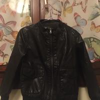 Giacca pelle bambino