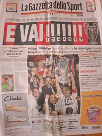 Gazzetta dello sport- Milan Champions league 2007