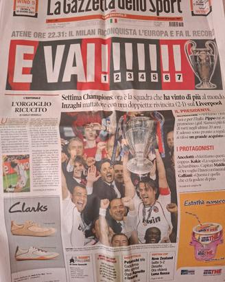 Gazzetta dello sport- Milan Champions league 2007