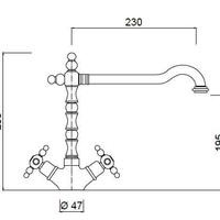Rubinetteria Giulini PARIGI - S7350 Rubinetto da c