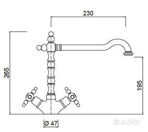 Rubinetteria Giulini PARIGI - S7350 Rubinetto da c
