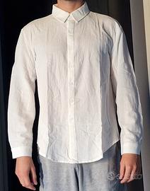 Camicia Uomo Manica Lunga Maglia in cotone