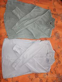 2 camicie color azzurro, tg 13/14 anni da  bambino