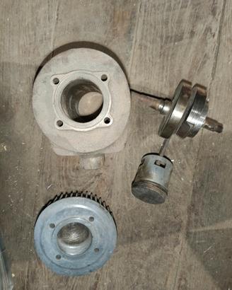 cilindro vespa 150 sprint pistone testa albero mot
