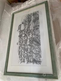 Quadro Azzinari serigrafia