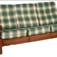 Divano 3 posti in legno