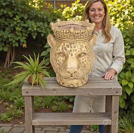 vaso testa di animale 