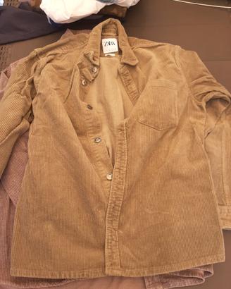 camicie velluto maniche lunghe uomo tg l